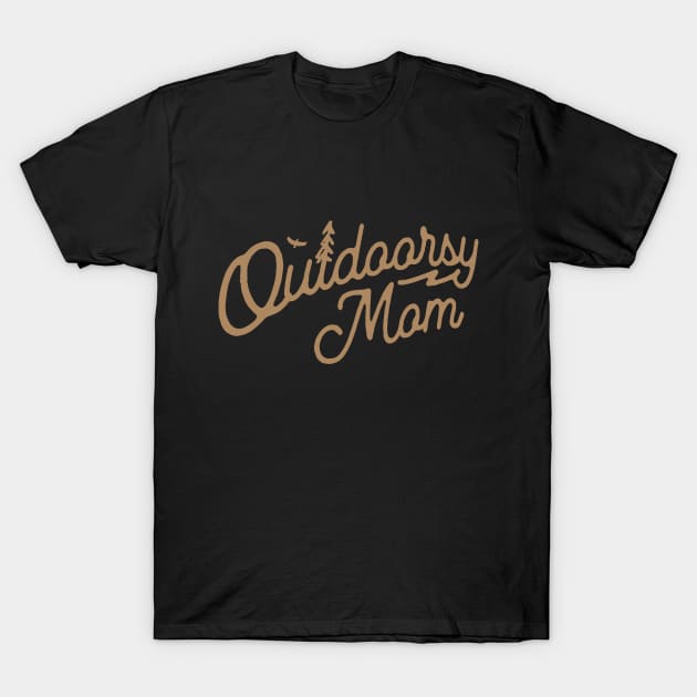 Outdoorsy Mom Adventure Loving Mom T-Shirt by Fitastic